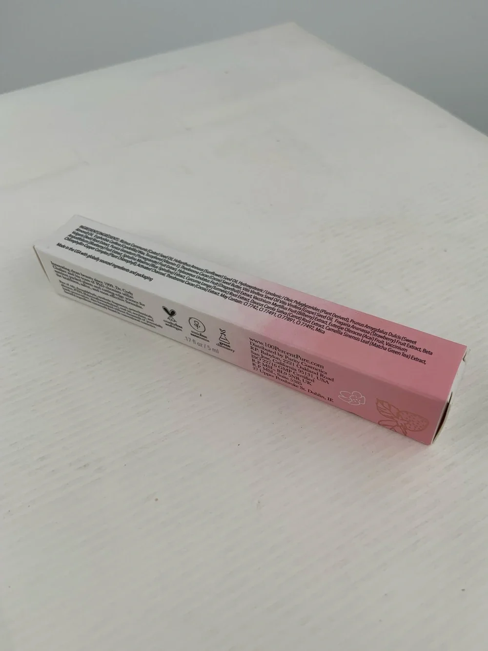 NWT NIB 100% Pure Fruit Pigmented® Lip Gloss